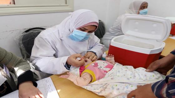بدء الحملة القومية الثانية للتطعيم ضد شلل الأطفال في مصر