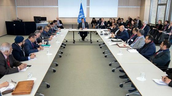 استكمال مشاركة المفاوضون اليمنيون في محادثات السلام التي ترعاها الأمم المتحدة